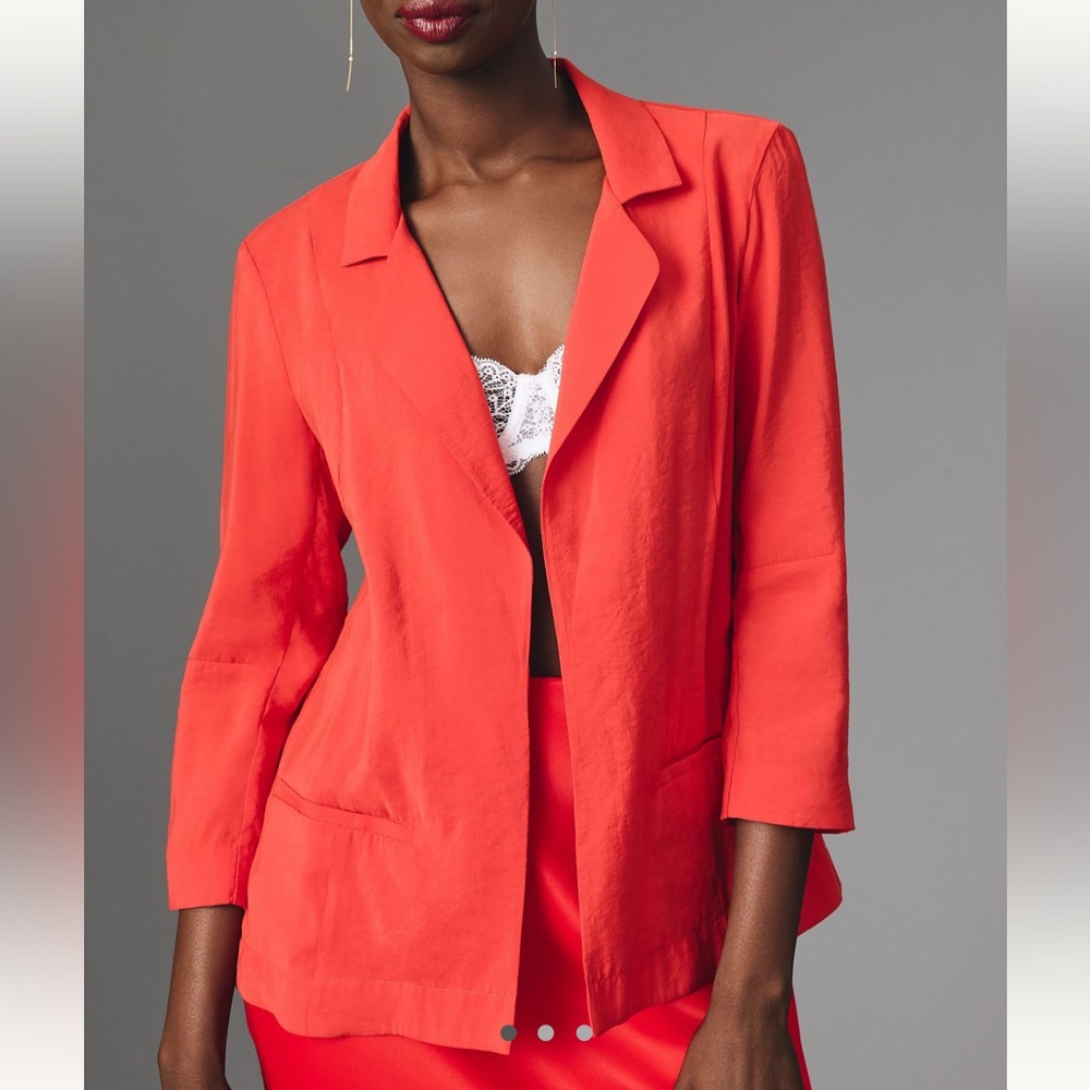 *Anthropologie Drapey Tulip Back Blazer